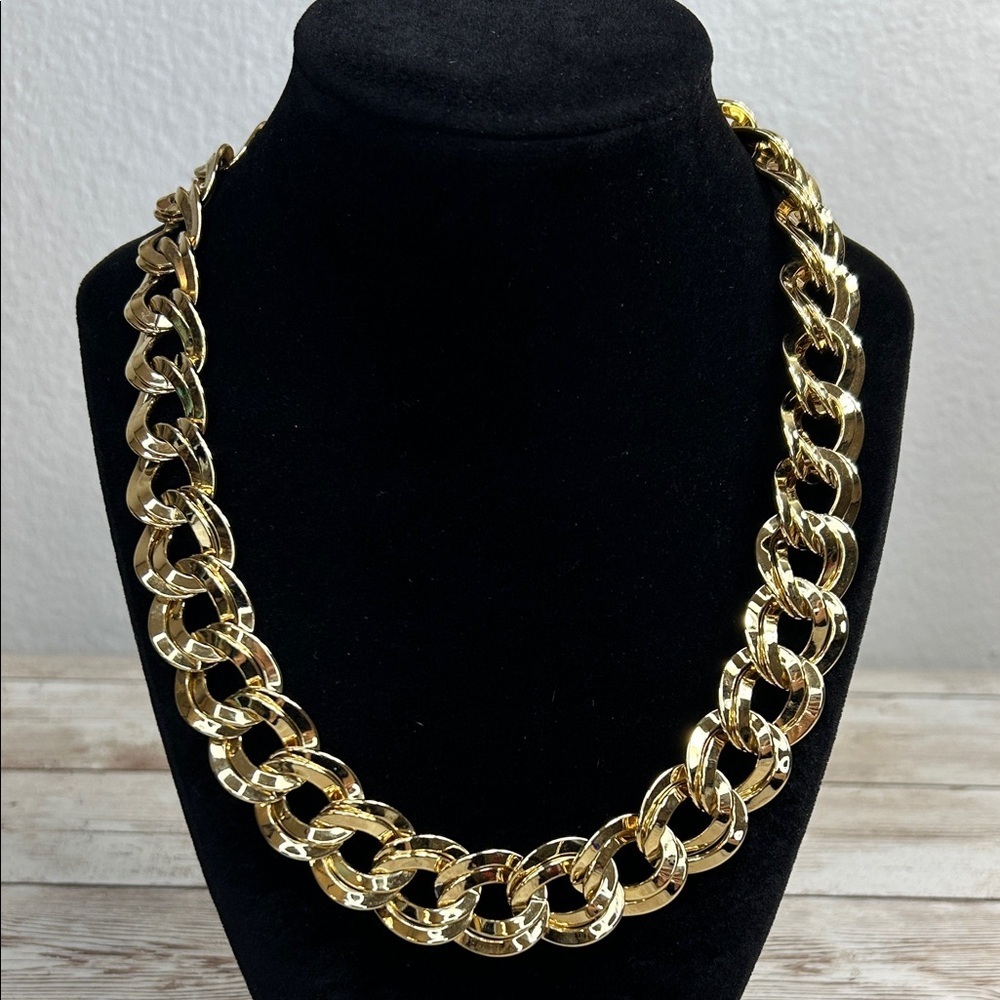 1980s Monet Gold Chain Necklace